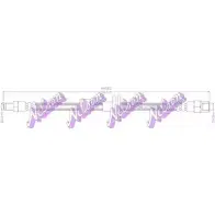 Тормозной шланг BROVEX-NELSON SAJ6 E 3971231 LOPXA65 H4083