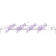 Тормозной шланг BROVEX-NELSON 67ETWVA H4100 TX3MH WW 3971240