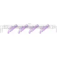 Тормозной шланг BROVEX-NELSON RSVT1 H4115 3971249 WML 2T