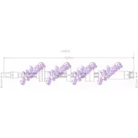 Тормозной шланг BROVEX-NELSON 4 UXM7R 3971308 H4276 WB3PH9