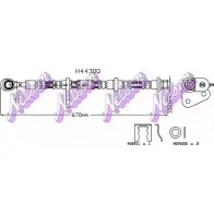 Тормозной шланг BROVEX-NELSON 3971443 CK1DVGV H4430Q TFHIB BQ