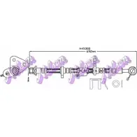 Тормозной шланг BROVEX-NELSON H4530Q Honda Civic 6 (EJ, EK) Хэтчбек 1.6 126 л.с. 1995 – 2000 2E 0SINC F05UN16
