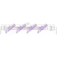 Тормозной шланг BROVEX-NELSON R8OFPAL 3971621 2B5 FS H4632