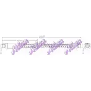 Тормозной шланг BROVEX-NELSON GUFRTVW H4683 QIAI YO 3971660