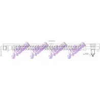 Тормозной шланг BROVEX-NELSON 3971671 4KWNBP H4696Q 0I LFY6