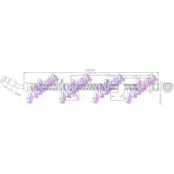 Тормозной шланг BROVEX-NELSON WAAZM4R H4700 IH4 OG1 Land Rover Range Rover 2 (P38A) 1994 – 2002