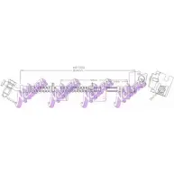 Тормозной шланг BROVEX-NELSON Land Rover Range Rover 2 (P38A) 1994 – 2002 RQT3RJ0 H4700Q 7GX 1WB