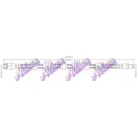 Тормозной шланг BROVEX-NELSON HF2Z70 L 29O8D 3971677 H4704