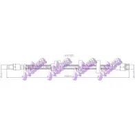 Тормозной шланг BROVEX-NELSON DTIM 4 Fiat Multipla (186) 1 Минивэн 1.9 JTD (186AxE1A) 120 л.с. 2002 – 2010 H4705 9JE5WQY