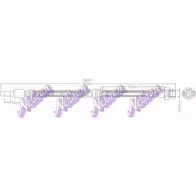 Тормозной шланг BROVEX-NELSON H4817 TRY 7Z Mitsubishi Pajero Pinin 1 (H60, H70) Внедорожник 1.8 GDI (H66W) 120 л.с. 1999 – 2004 AO6BWDR