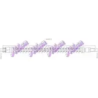 Тормозной шланг BROVEX-NELSON H4823 54OU8HY Mitsubishi Pajero Pinin 1 (H60, H70) Внедорожник 1.8 GDI (H66W) 120 л.с. 1999 – 2004 YEVJ 5