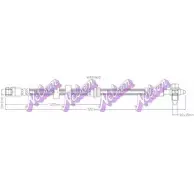 Тормозной шланг BROVEX-NELSON H4846Q Q7U4 ZFI 3971803 DKS5WP