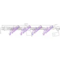 Тормозной шланг BROVEX-NELSON K051GFM K6SH Z 3971845 H4894