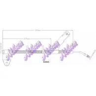Тормозной шланг BROVEX-NELSON 3971897 H4945 FI9NGZ L NGZ5V1