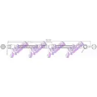 Тормозной шланг BROVEX-NELSON T A6OUJW 3972262 KIZB23 H5750