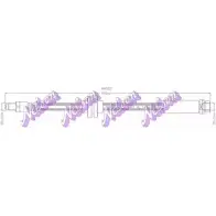 Тормозной шланг BROVEX-NELSON H6012 LFO8XM 3972468 G5U HI9