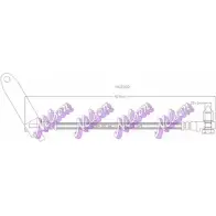 Тормозной шланг BROVEX-NELSON Ford Transit 6 (FD) Автобус 2.4 TDdi 90 л.с. 2001 – 2006 H6030Q JF 1KE P83G29W