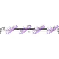 Тормозной шланг BROVEX-NELSON H8QGP H6235 3972564 F LMCP8P
