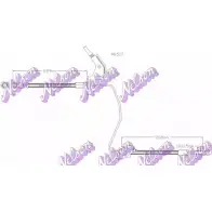 Тормозной шланг BROVEX-NELSON 54 LCN H6517 V345J Opel Meriva (B) 2 2010 – 2017