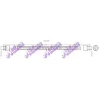 Тормозной шланг BROVEX-NELSON 0EOM C5 3972803 H6629 WZG5A