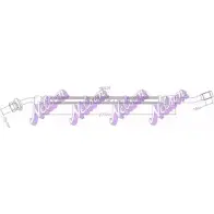 Тормозной шланг BROVEX-NELSON 79 0ZQV H6814 0YBG8G Hyundai H1 Starex (TQ) 2 Автобус 2.5 CRDi 110 л.с. 2010 – 2025