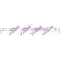 Тормозной шланг BROVEX-NELSON RV0 ES 4P5M9 3973284 H7095