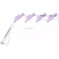 Тормозной шланг BROVEX-NELSON S1HLWD H Land Rover Range Rover 3 (L322) 2002 – 2012 8GYV34 H7145Q