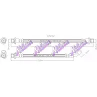 Тормозной шланг BROVEX-NELSON SAJ82 VV D9VJ H7232 Honda Civic 8 (FN, FK) Хэтчбек 2.0 Type R (FN2) 201 л.с. 2006 – 2024