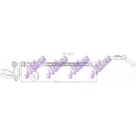 Тормозной шланг BROVEX-NELSON H7323 ANP7RF CQ 2R1 Hyundai i20 (PB) 1 2008 – 2015