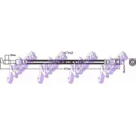 Тормозной шланг BROVEX-NELSON H7412 Kia Rio 3 (UB) Хэтчбек 1.4 CRDi 90 л.с. 2011 – 2025 P8O3VNG M EQA1