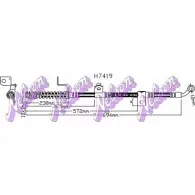 Тормозной шланг BROVEX-NELSON Kia Opirus YX PAW 5LL6V5I H7419