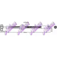 Тормозной шланг BROVEX-NELSON Opel Mokka (X) 1 Кроссовер 1.7 CDTI 4x4 (76) 131 л.с. 2012 – 2025 2R6Q 68 H7542Q 5528ZO0