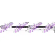 Тормозной шланг BROVEX-NELSON LE664 H7621 Volkswagen Jetta 6 (A6, 162, AV3) Седан 2.0 TSI 211 л.с. 2012 – 2024 YN RP6