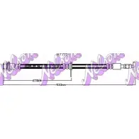 Тормозной шланг BROVEX-NELSON 3974041 AJS7C EN8B PKY H7715