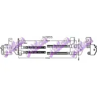 Тормозной шланг BROVEX-NELSON EG7 80L 3974207 H7855 EKBPYW