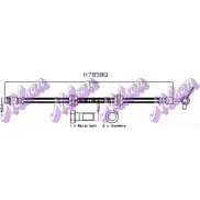 Тормозной шланг BROVEX-NELSON H7858Q SZI4A0Z NO7 85F 3974213