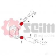 Патрубок интеркулера SEIM 2159598 981021 04C 3Y 3349809810210 - Изображение 2