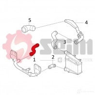 Патрубок интеркулера SEIM 2159631 3349809810548 N3C3L R 981054 - Изображение 6