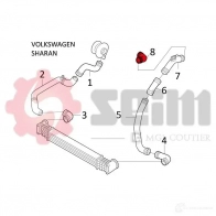 Патрубок интеркулера SEIM 3349809815888 XV JII 2160030 981588 - Изображение 3