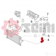 Патрубок интеркулера SEIM 2159728 981152 3479 CKQ 3349809811521 - Изображение 3