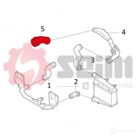Патрубок интеркулера SEIM 3349809810715 2159647 A6WX T 981071 - Изображение 3