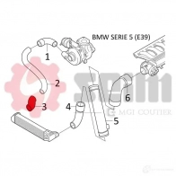 Патрубок интеркулера SEIM HHI7UO D 3349809811002 981100 2159676 - Изображение 2