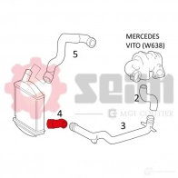 Патрубок интеркулера SEIM 981425 2159938 8 1SZN1F 3349809814256 - Изображение 2