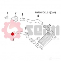 Патрубок интеркулера SEIM IFD 2Q 981251 2159819 3349809812511 - Изображение 2