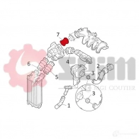 Патрубок интеркулера SEIM K1P7K QC 3349809811149 981114 2159690 - Изображение 2