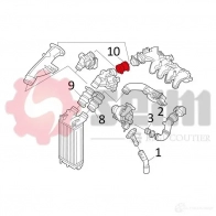 Патрубок интеркулера SEIM K1P7K QC 3349809811149 981114 2159690 - Изображение 3
