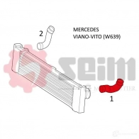 Патрубок интеркулера SEIM 3349809814218 B9 VN4DZ 981421 2159934 - Изображение 2