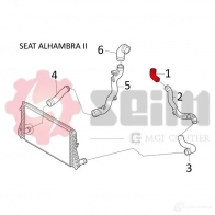 Патрубок интеркулера SEIM 3349809815895 2160031 R 06AY 981589 - Изображение 2