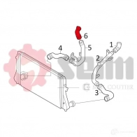 Патрубок интеркулера SEIM 981047 5E99 6B 3349809810470 2159624 - Изображение 4