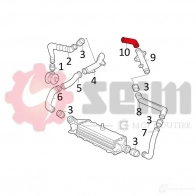 Патрубок интеркулера SEIM 3349809816083 2160050 981608 LM4I3Y B - Изображение 3